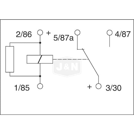 Aftermarket JAndN Electrical Products Mini Relay 240-01036-JN